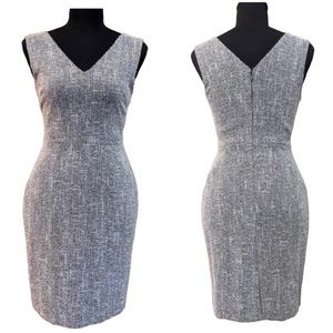 NWT Navy and White Sleeveless V-neck Dress